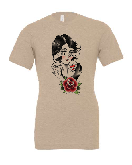Judd Hoos BELLA + CANVAS CVC Jersey Tee BAD GIRL