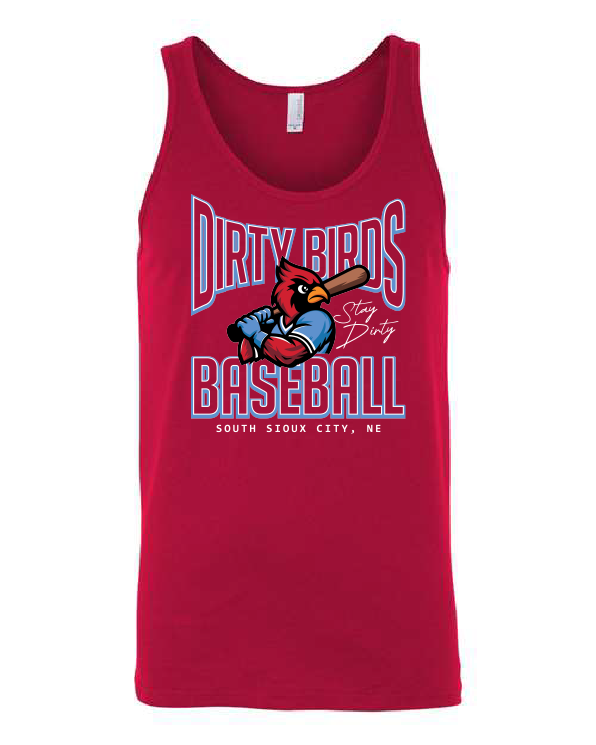 DIRTY BIRDS - MENS BELLA + CANVAS - Jersey Tank
