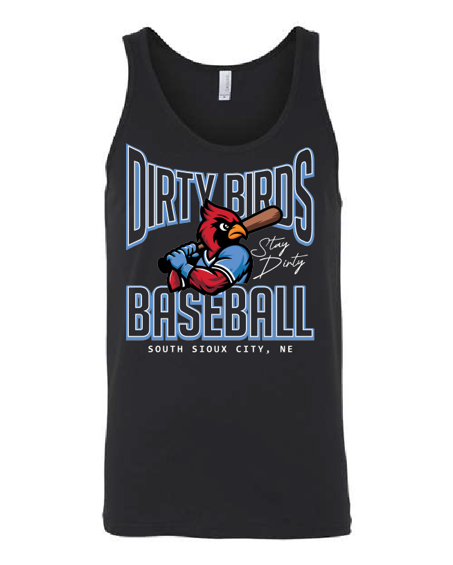 DIRTY BIRDS - MENS BELLA + CANVAS - Jersey Tank