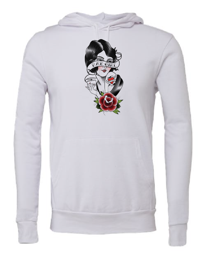 BELLA + CANVAS - Sponge Fleece Hoodie BAD GIRL