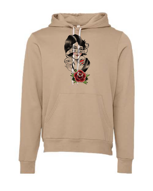 BELLA + CANVAS - Sponge Fleece Hoodie BAD GIRL