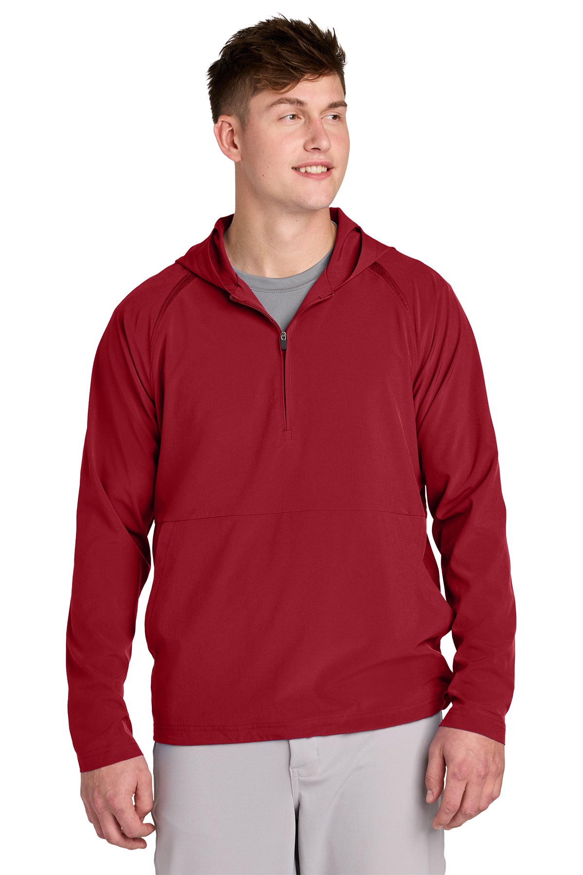 Sport-Tek Repeat 1/2-Zip Long Sleeve Hooded Jacket STAFF