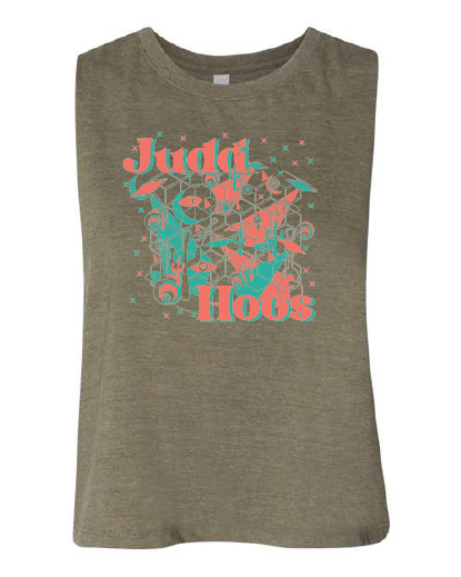 BELLA + CANVAS Women's Racerback Crop Tank DESERT