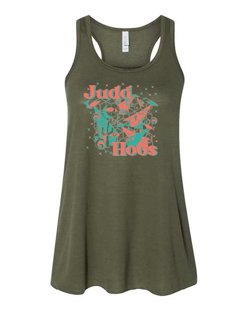 BELLA + CANVAS Women's Flowy Racerback Tank DESERT