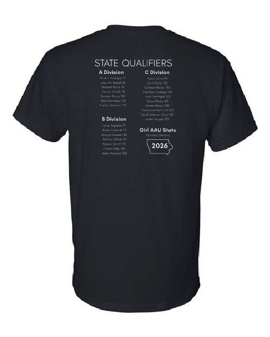 SIBLEY AAU STATE WRESTLING GILDAN 50/50 T SHIRT