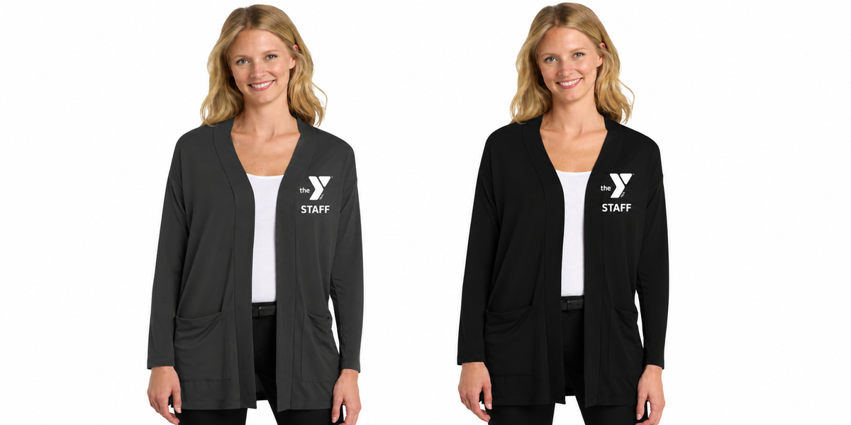 LK5434 Port Authority® Women's Concept Long Pocket Cardigan STAFF