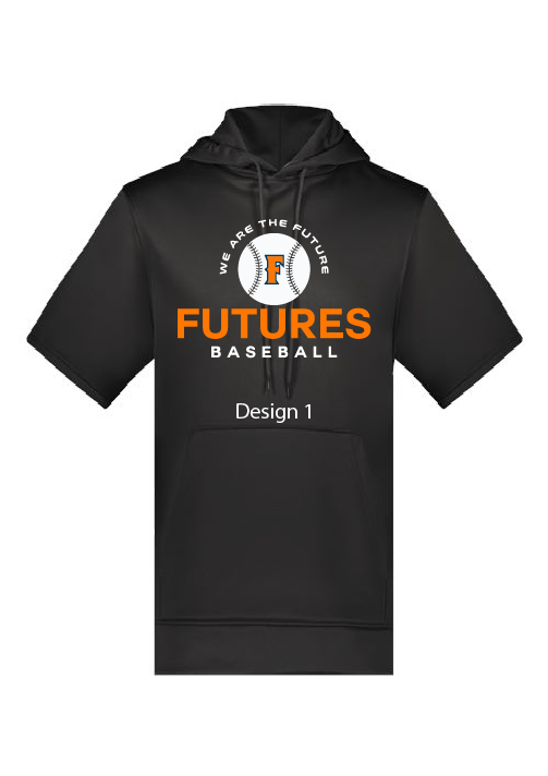 ROBINATOR Fleece Short Sleeve Hooded Pullover BASEBALL 6871