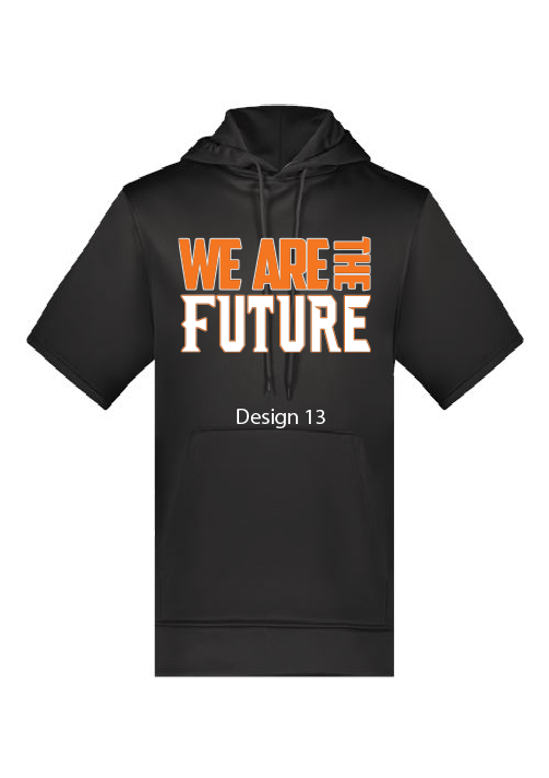 ROBINATOR Fleece Short Sleeve Hooded Pullover FUTURES 6871