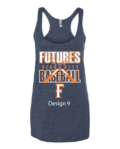 Women’s Triblend Racerback Tank 6733 BASEBALL