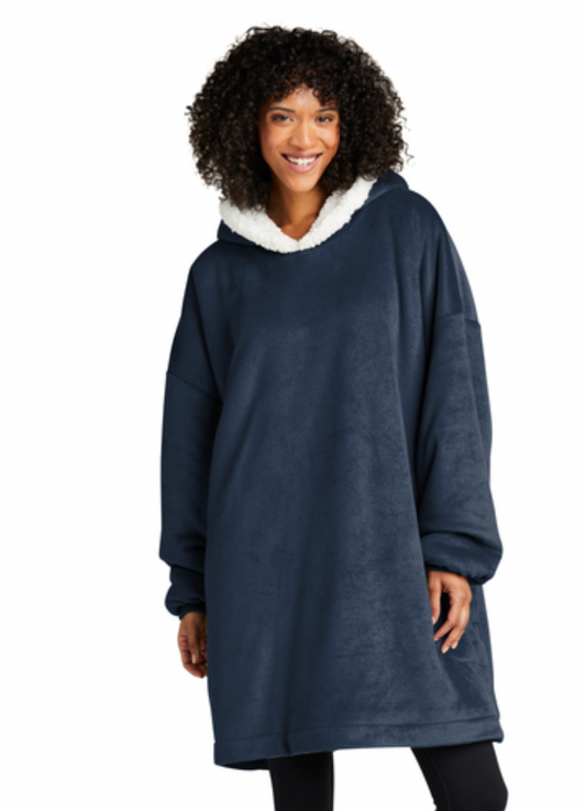 BP41 Navy Port Authority® Mountain Lodge Wearable Blanket
