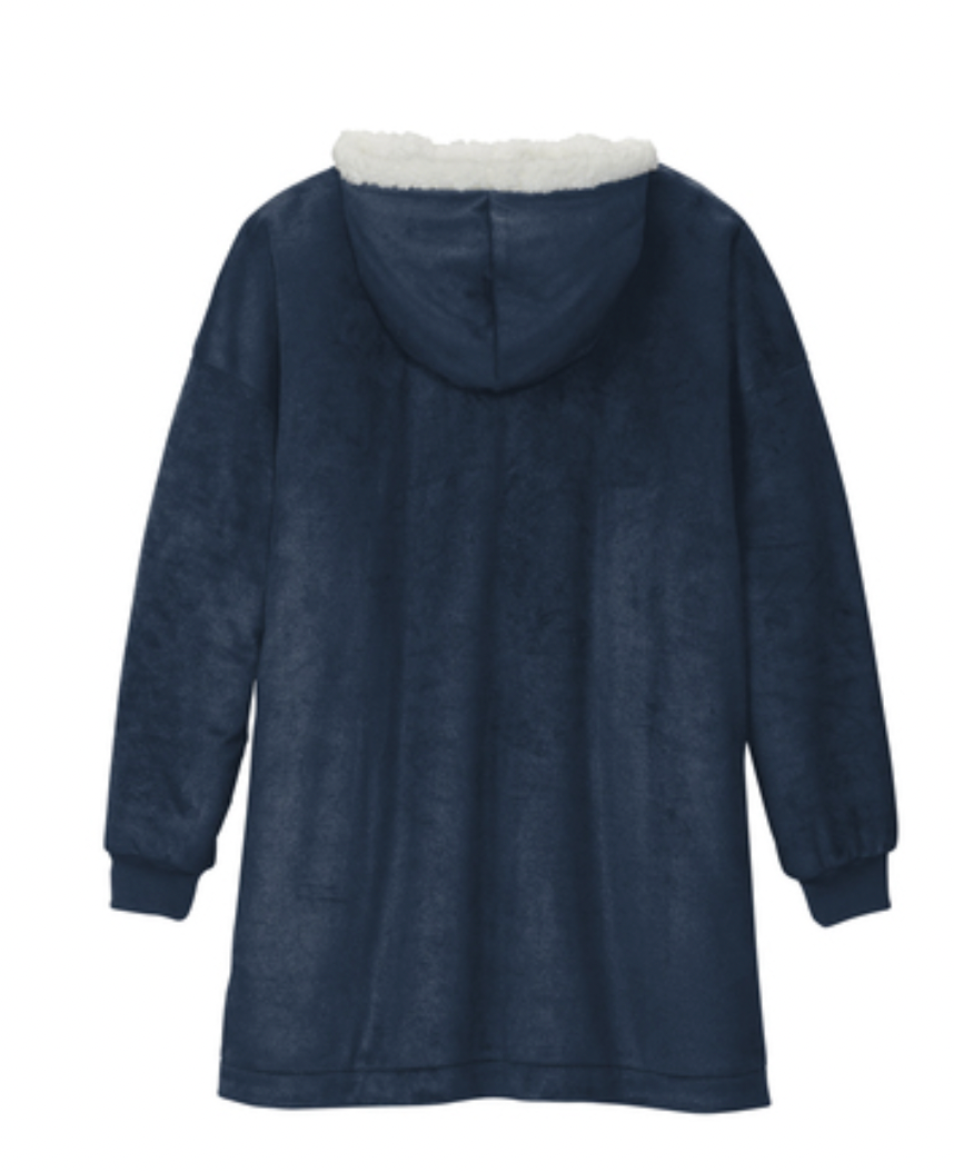 BP41 Navy Port Authority® Mountain Lodge Wearable Blanket