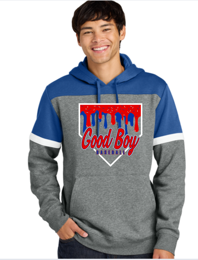 Good Boy Ice Cream Drip Sport-Tek® Drive Fleece Colorblock Hoodie