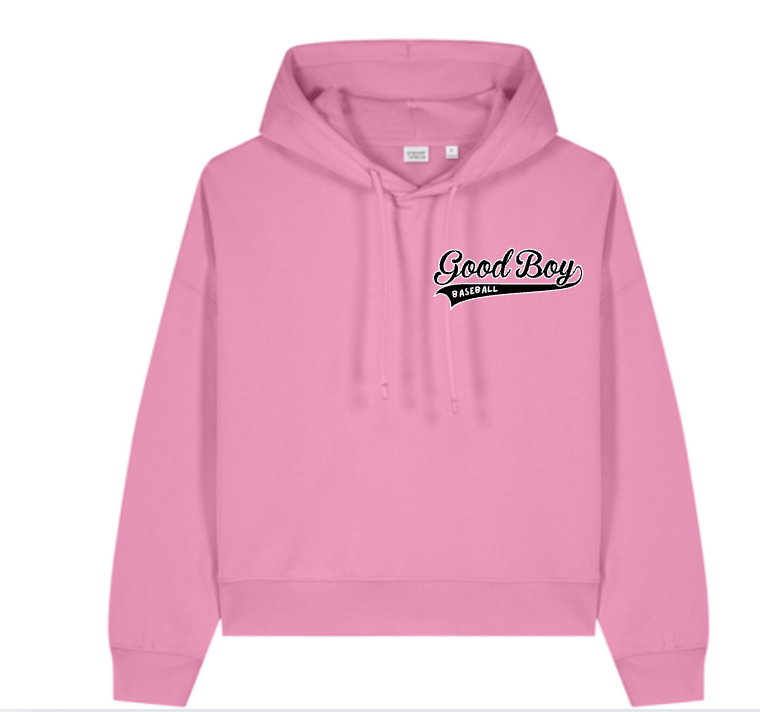 DESIGN 4: Women's Good Boy Baseball Fleece Hoodie Stanley/Stella Women’s Stella Nora Hooded Sweatshirt