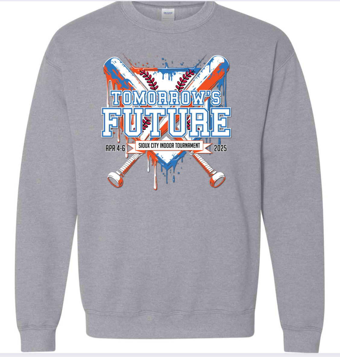 (3 COLORS) Tomorrows Future Crewneck Navy/Blue Fleece