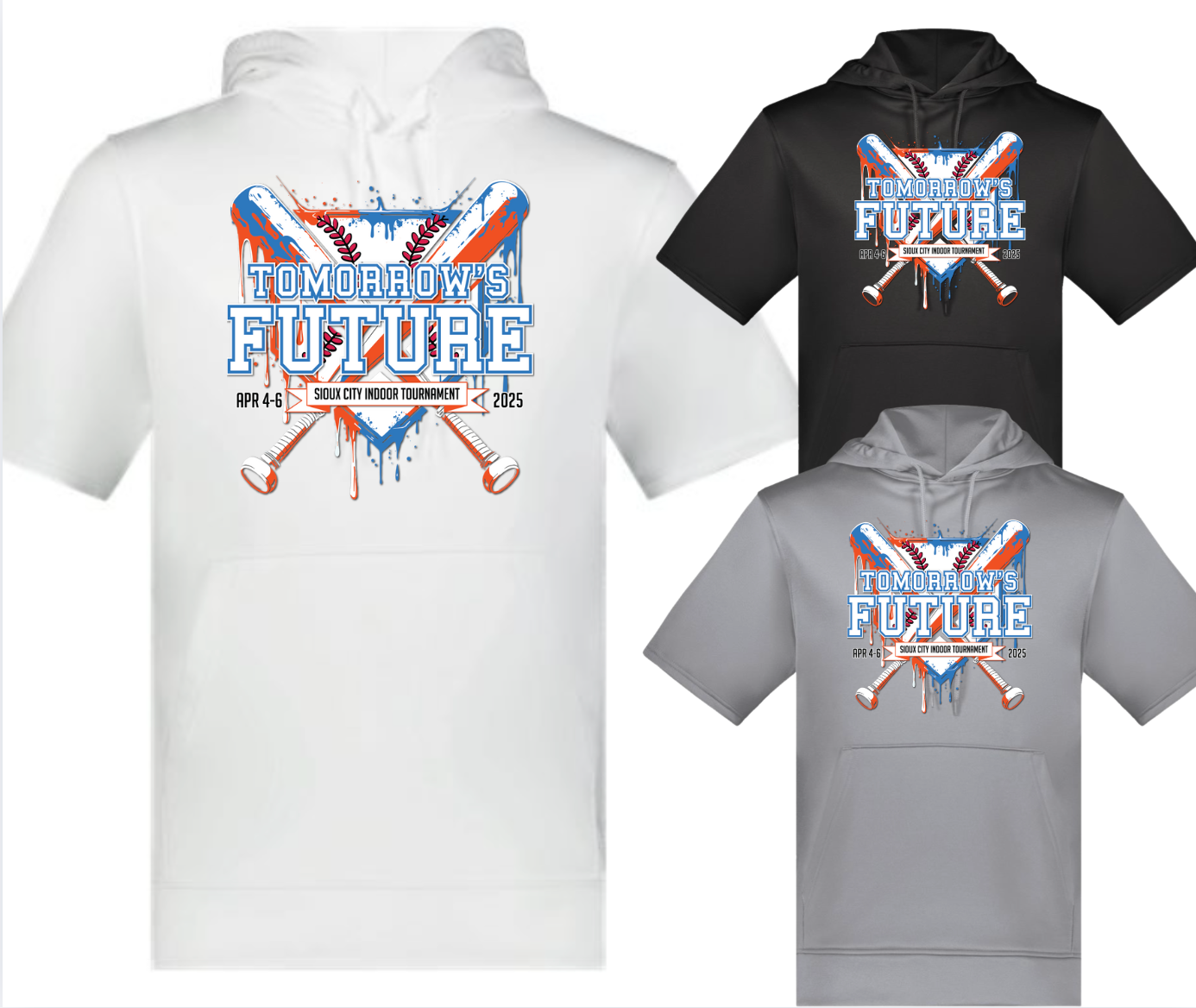 Robin-ator Fleece Unisex Tomorrow's Future ORANGE/NAVY