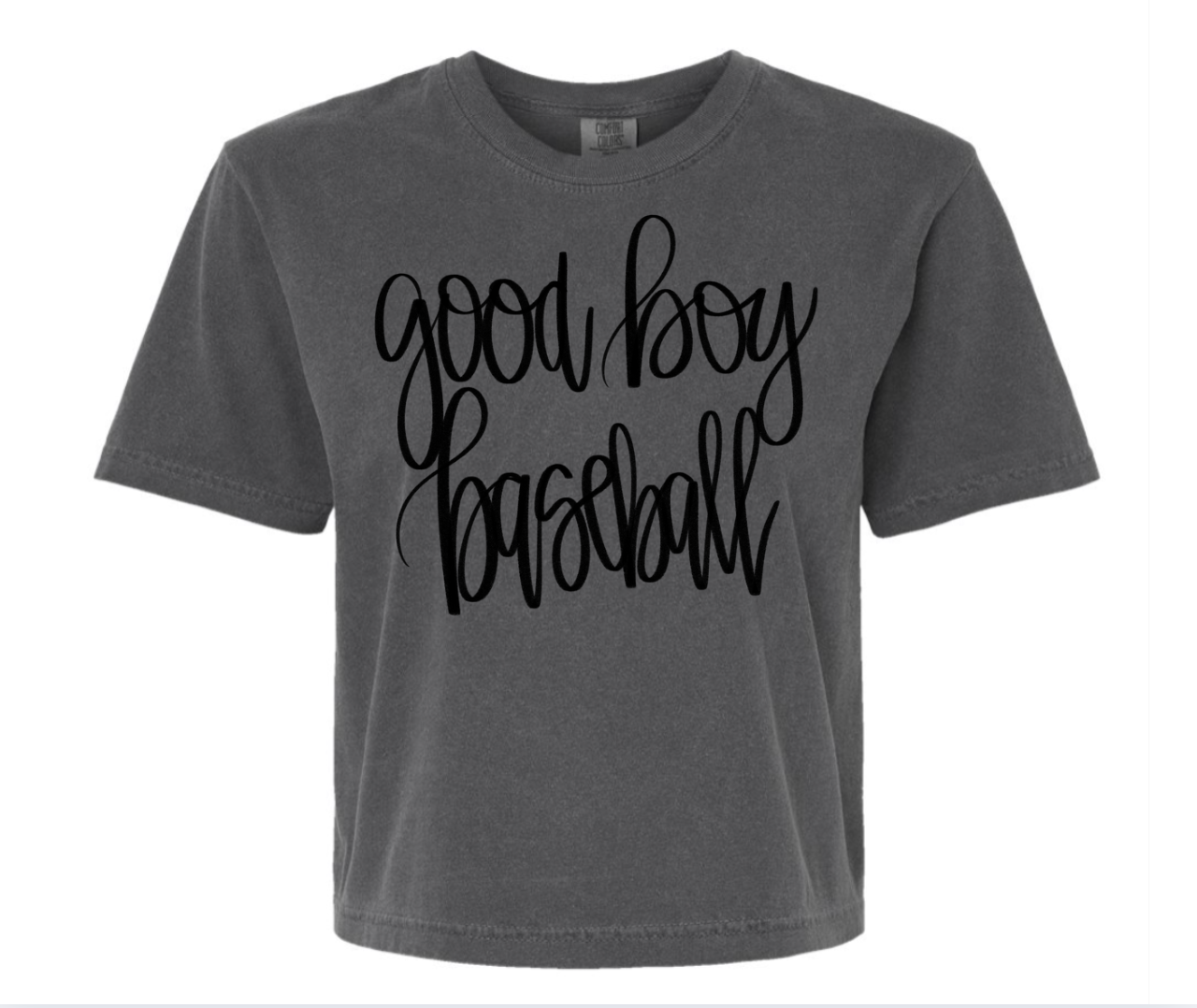 Good Boys Women's Cropped Comfort Colors - Signature
