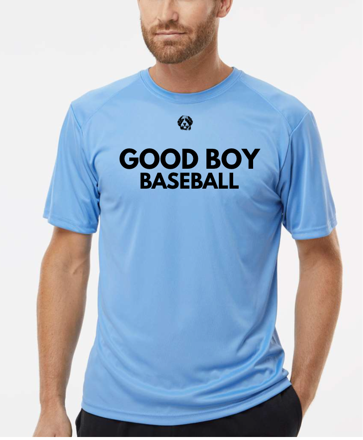 Good Boy Baseball Featuring Dog Tee 200. (YOUTH/ADULT)