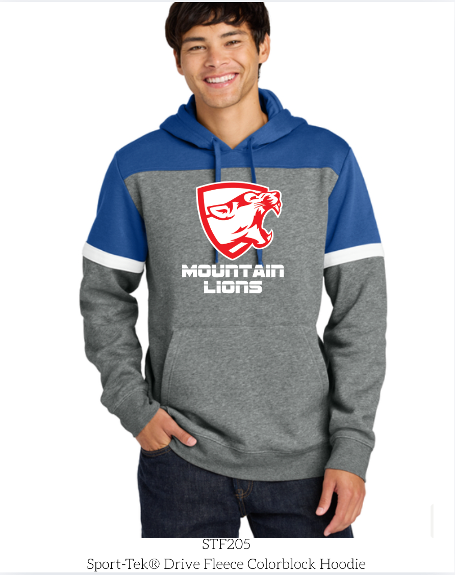 Mountain Lion Sport-Tek® Drive Fleece Hoodie MLRED