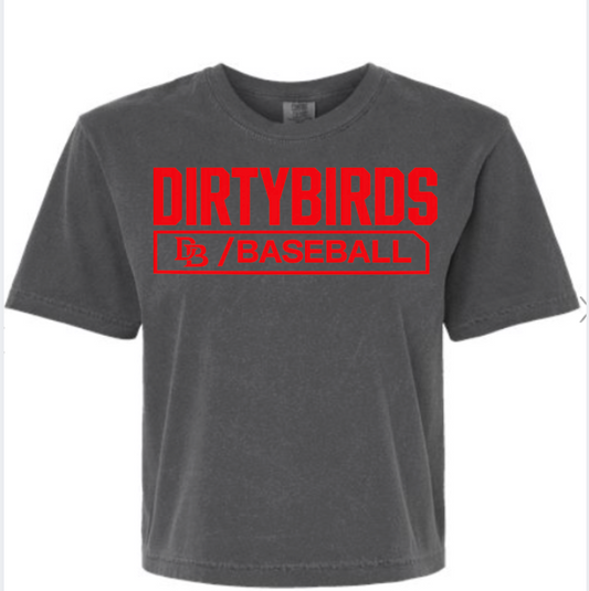 DB Womens Comfort Colors Cropped Pepper