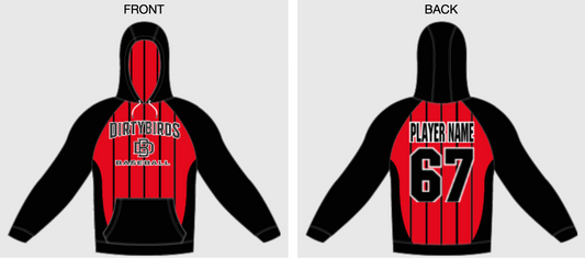 DIRTYBIRD Custom Player Hoodie (6-8 Weeks Production)
