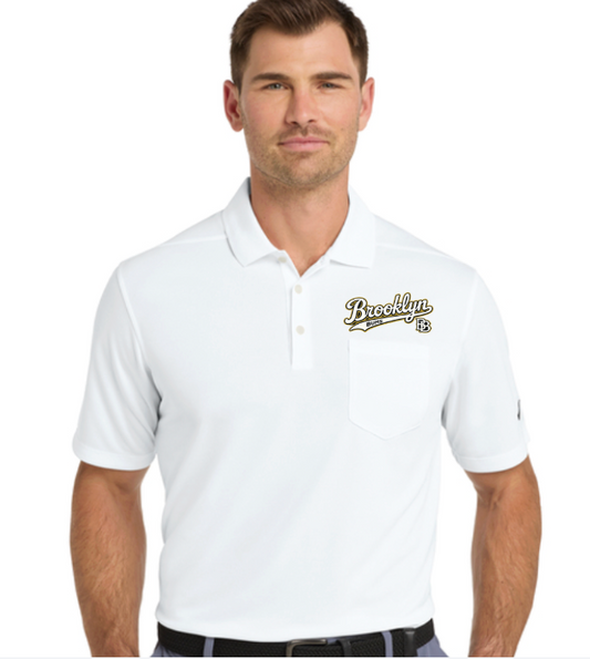 Brooklyn Nike Dri-FIT Micro Pique 2.0 Pocket Polo