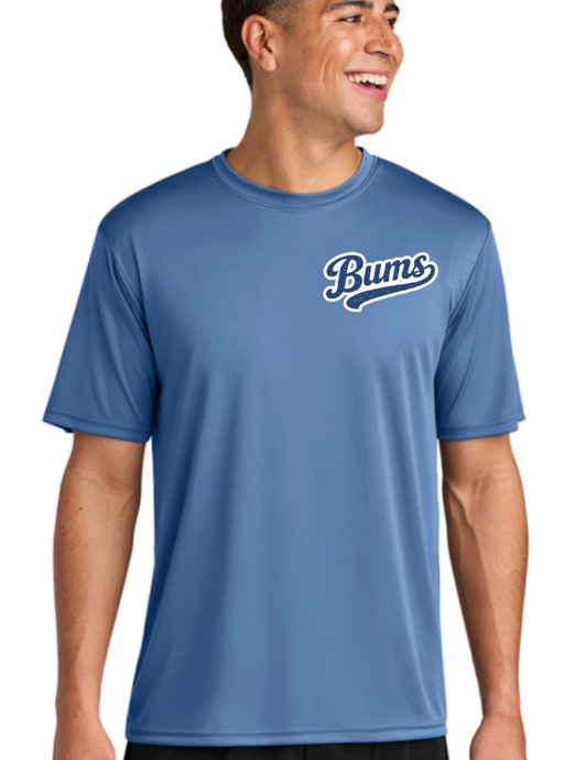 Youth/Adult Brooklyn Unisex A4 Cooling Performance Short Sleeve Tee LEFT CHEST Light Blue