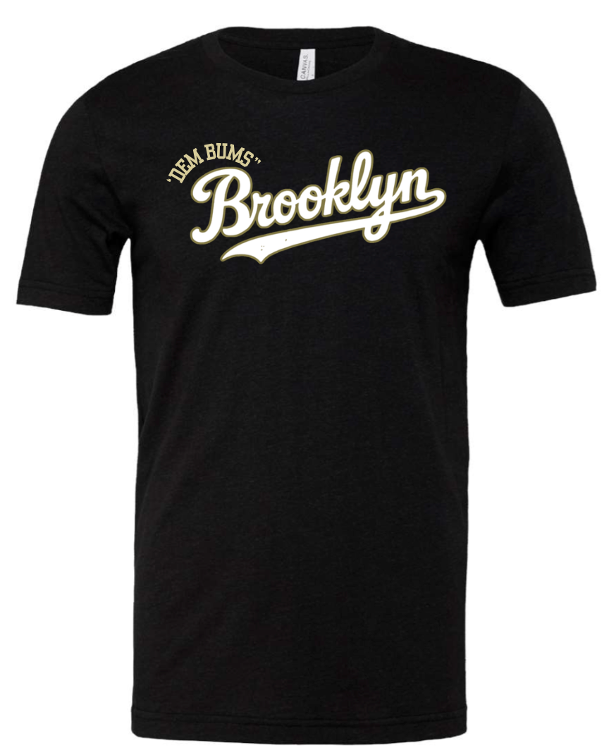 YOUTH/ADULT Unisex WE DEM Brooklyn Bella CanVa Heather Black Tee