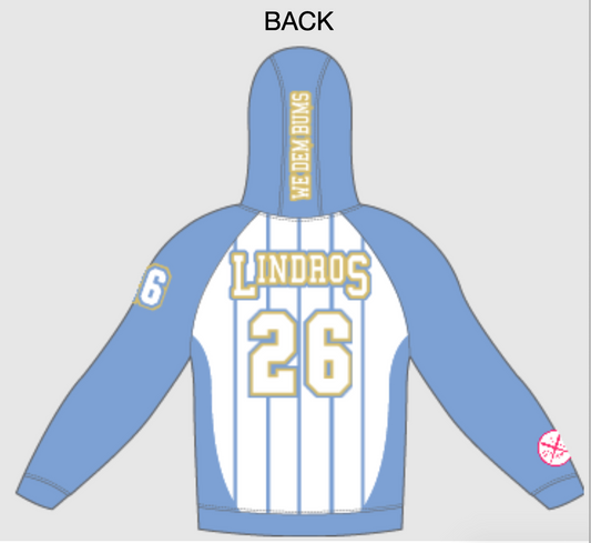 CUSTOM Player Brooklyn Bum Hoodies 6-8 Weeks DESIGN 2