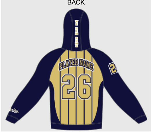 CUSTOM Player Brooklyn Bum Hoodies 6-8 Weeks DESIGN 1