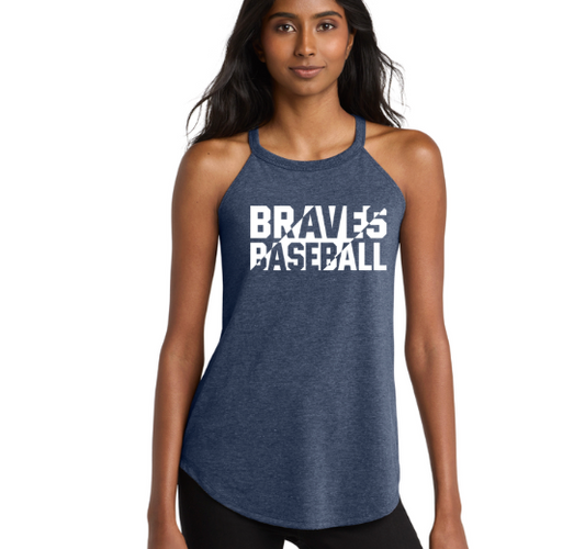 Braves Tank Top DT137L District ® Women’s Perfect Tri ® Rocker Tank