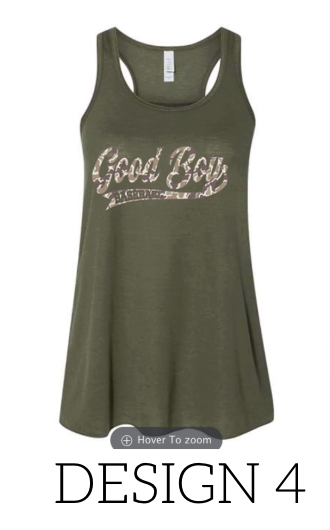 Womens Good Boy Military Green Tank 8800 (Copy)