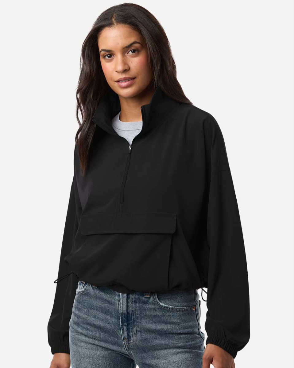 Women's Stretch Woven Quarter-Zip Pullover - BW5204 STAFF
