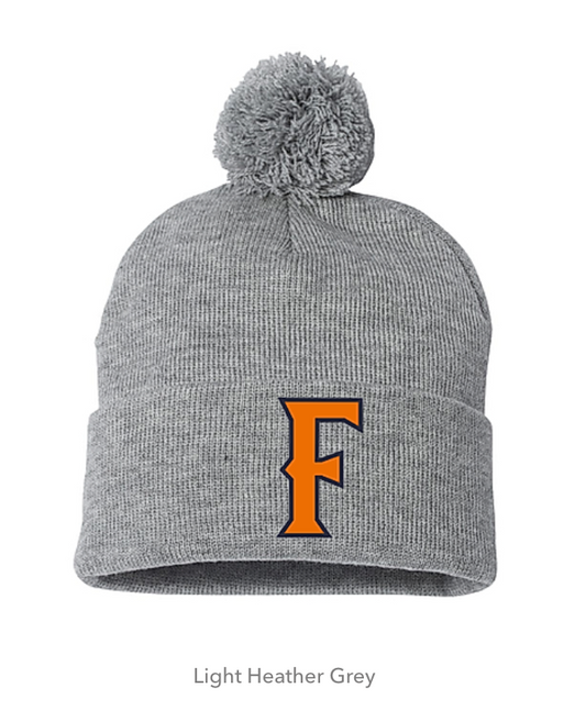 12" Pom-Pom Cuffed Beanie - SP15