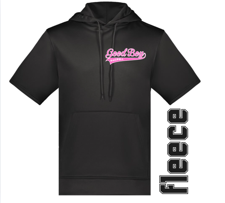 DESIGN 3: Good Boy Augusta Sportswear - Fleece Short Sleeve Hooded Pullover - 6871