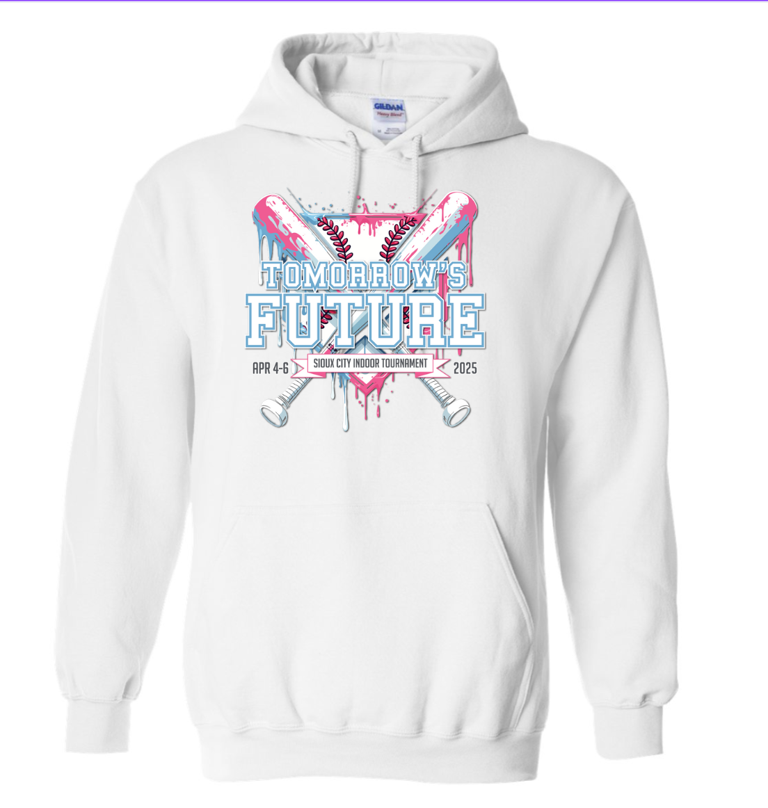 (5 Colors )Tomorrows Futures PINK/Blue Fleece Hoodie Gildan YOUTH & ADULT