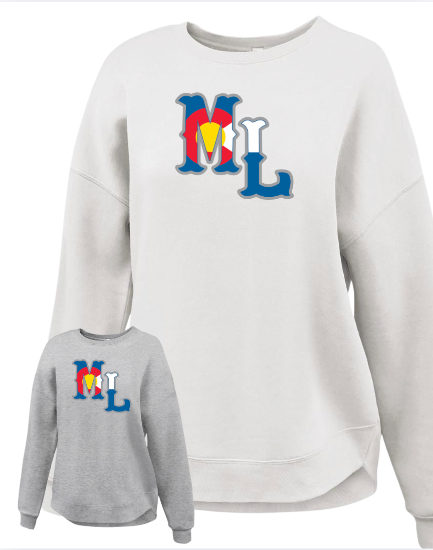 Womens Mountain Lion Curve Crew( PREORDER allow 10-14 business days) MLSUN 5463