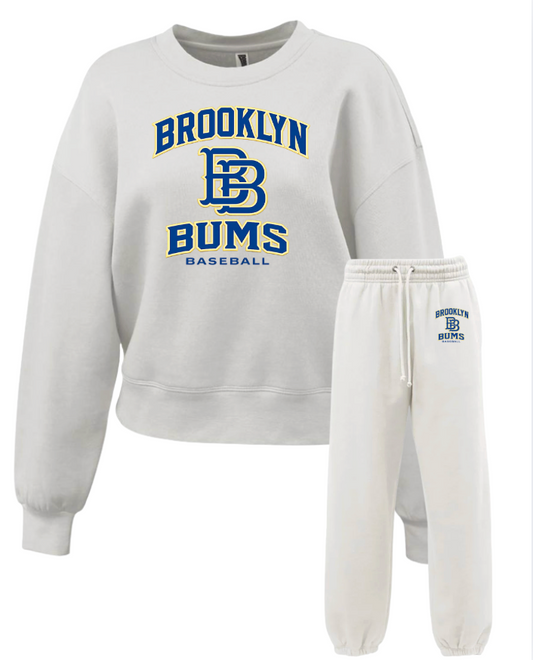 Womens Fleece 2 Piece Set 5475/5636 CREAM