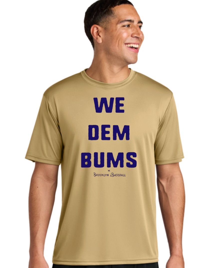 Adult/Youth Brooklyn We Dem Bums Unisex A4 Cooling Performance Short Sleeve Tee Vegas gold -A4N3142