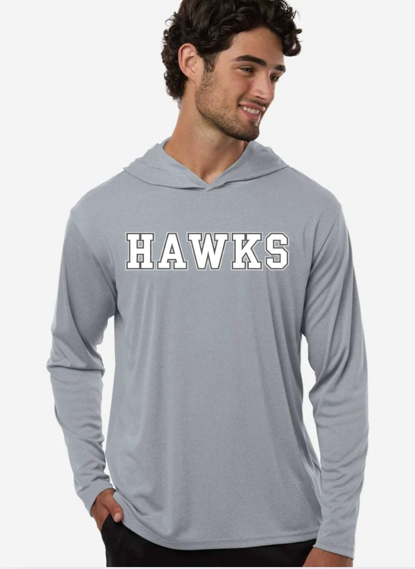 HAWKS ST358 Sport-Tek Hooded Pullover - SILVER