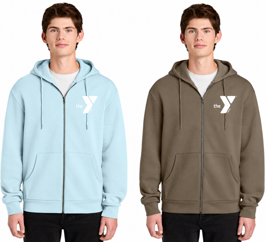 DT6702 New District® MelloFleece Full-Zip Hoodie