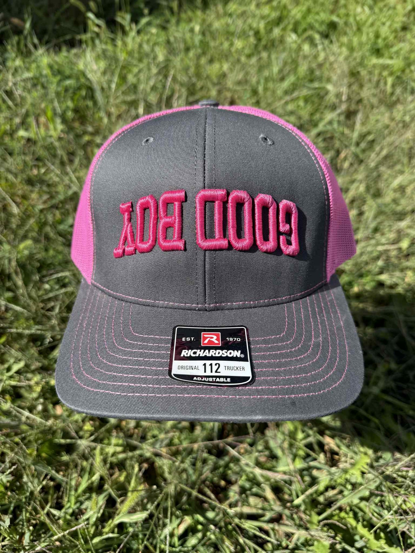GOOD BOY RICHARSON CHARCOAL/PINK UPSIDE DOWN GOOD BOY