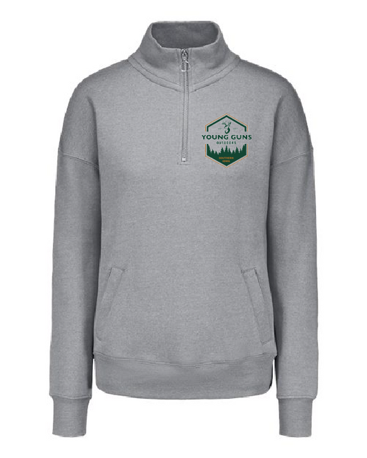 Young Guns - Women's Cloud Fleece Quarter-Zip Sweatshirt