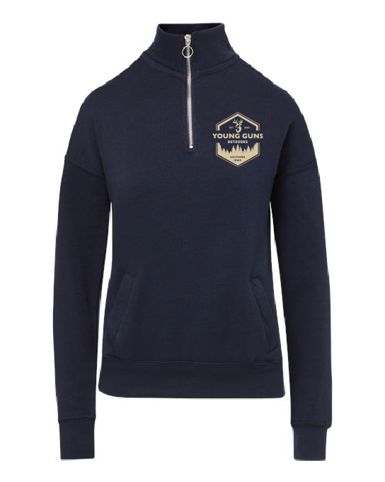 Young Guns - Women's Cloud Fleece Quarter-Zip Sweatshirt