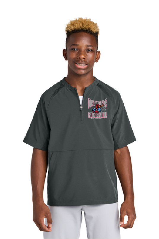 DIRTY BIRDS- Sport-Tek® YOUTH Repeat 1/2-Zip Short Sleeve Jacket