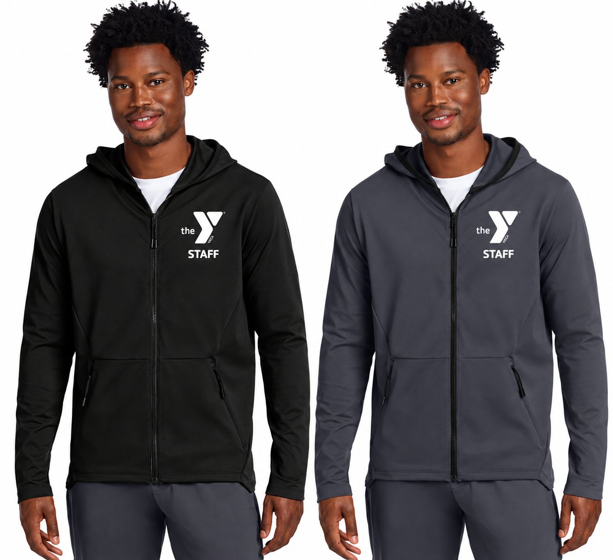 ST870 Sport-Tek® Circuit Hooded Full-Zip STAFF
