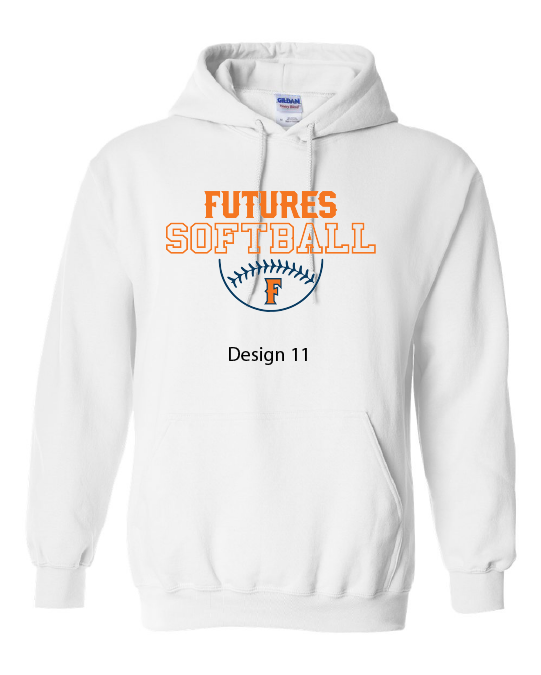 YOUTH Gildan Heavyblend Hoodie SOFTBALL