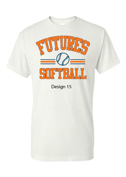 Youth Gildan Dry Blend T Shirt SOFTBALL 800b