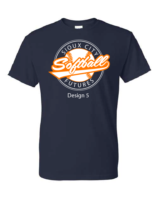 Youth Gildan Dry Blend T Shirt SOFTBALL 800b