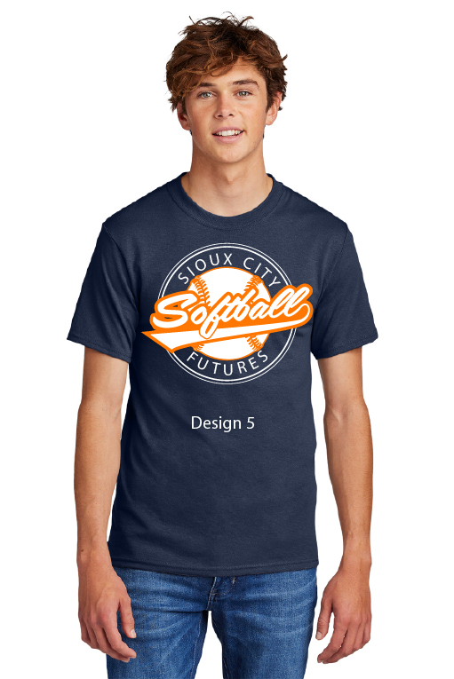 Port & Company Core Blend T Shirt SOFTBALL pc55