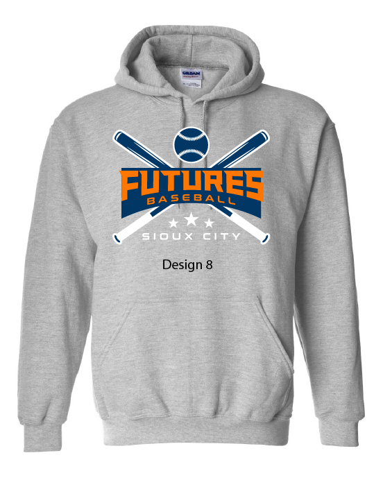 Gildan Heavyblend Hoodie BASEBALL 18500